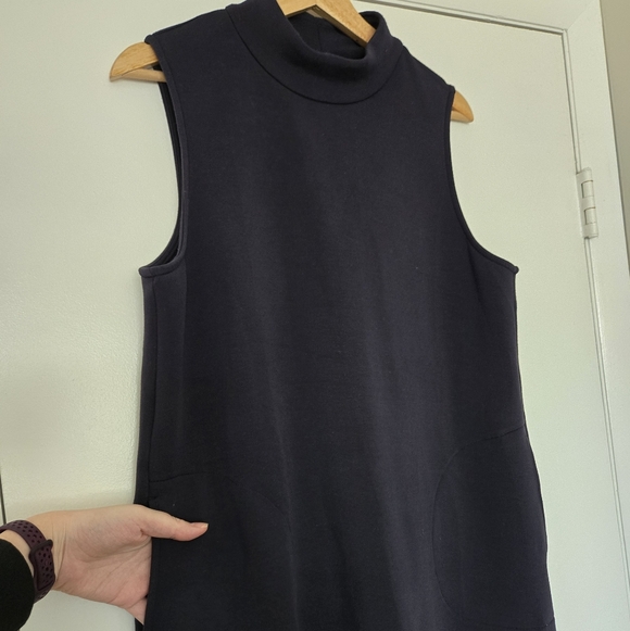 Spanx Navy Mock Neck AirEssentials Dress Size XL - Picture 3 of 6
